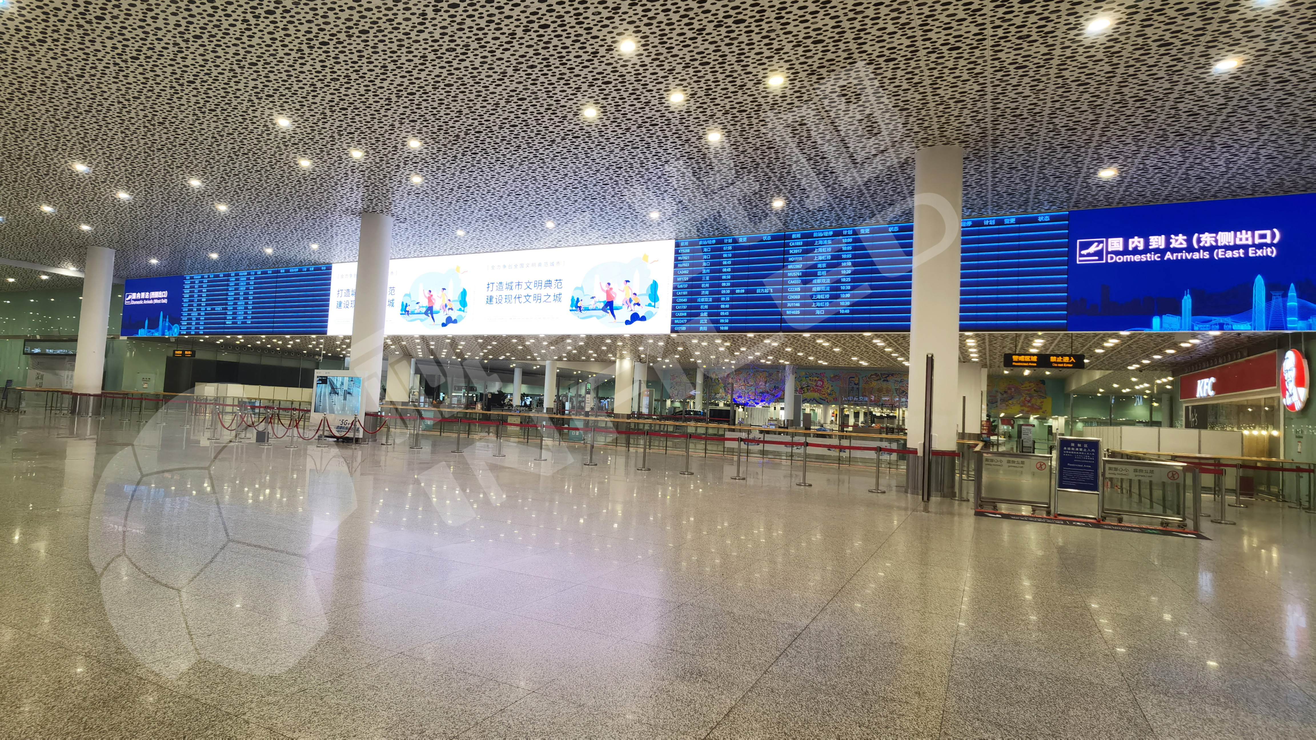 深圳寶安國(guó)際機(jī)場(chǎng)LED顯示屏